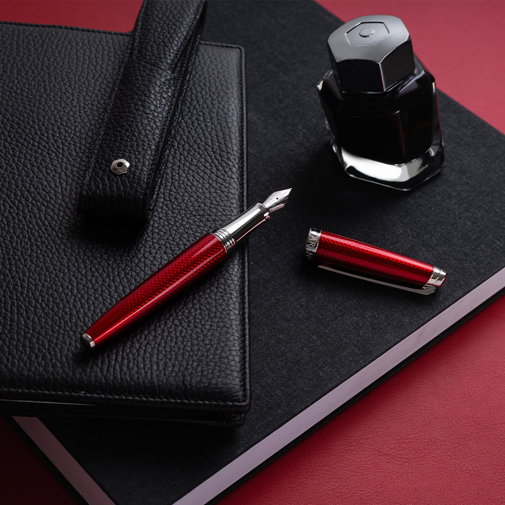 Caran d'Ache Leman Fountain Pen Rouge Carmin