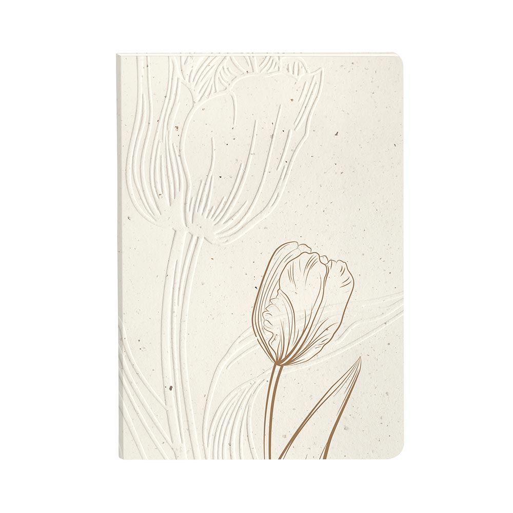 Clairefontaine Tulip Paper Softcover Notebook A5