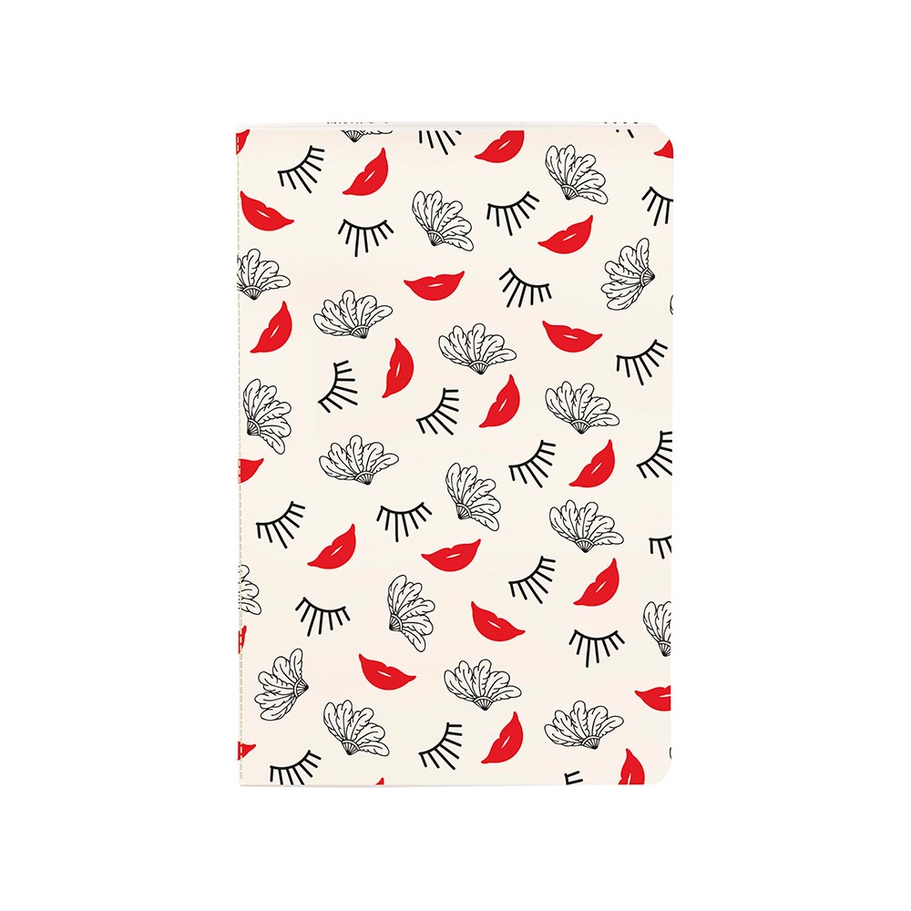 Clairefontaine Moulin Rouge Stapled Notebook Sewn On Spine 11x17cm