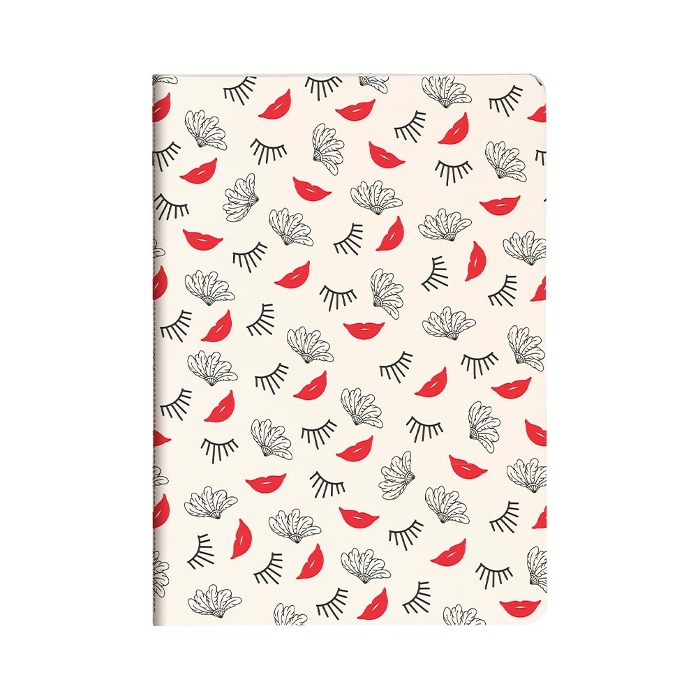 Clairefontaine Moulin Rouge Stapled Notebook Sewn On Spine A5