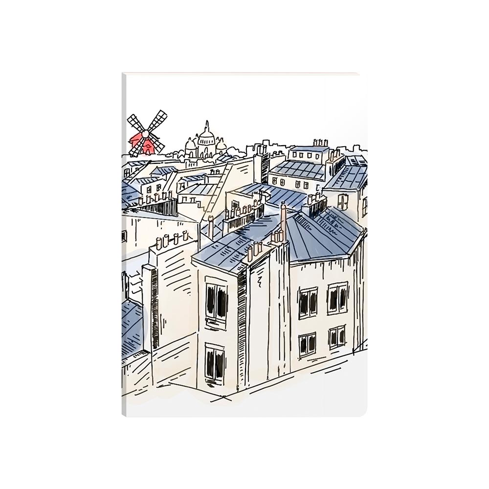 Clairefontaine Moulin Rouge Softcover Notebook A6