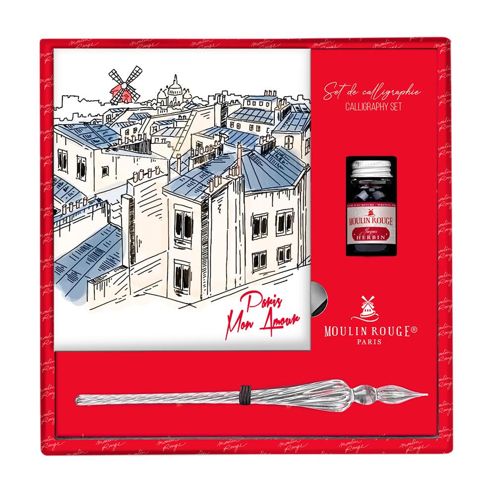 Clairefontaine Moulin Rouge Calligraphy Set