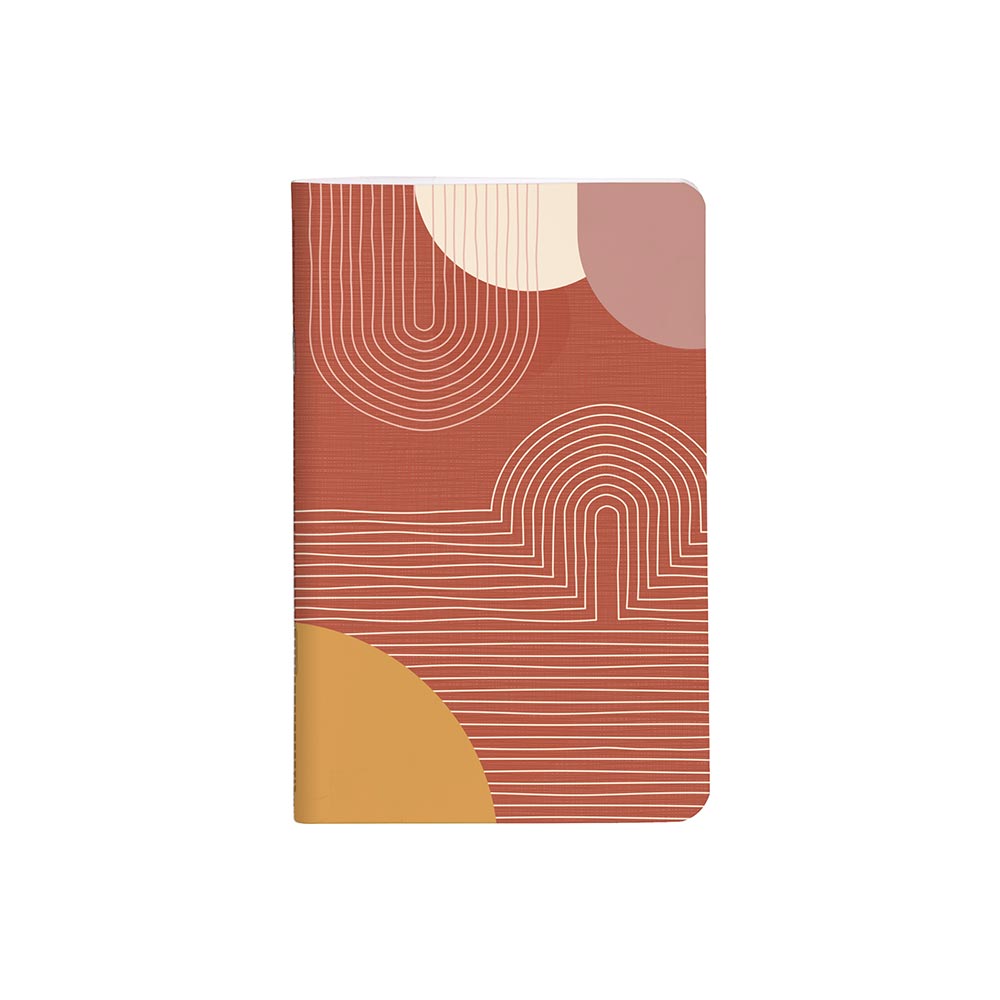 Clairefontaine Terracotta Stapled Notebook Sewn On Spine 75x12cm Assorted