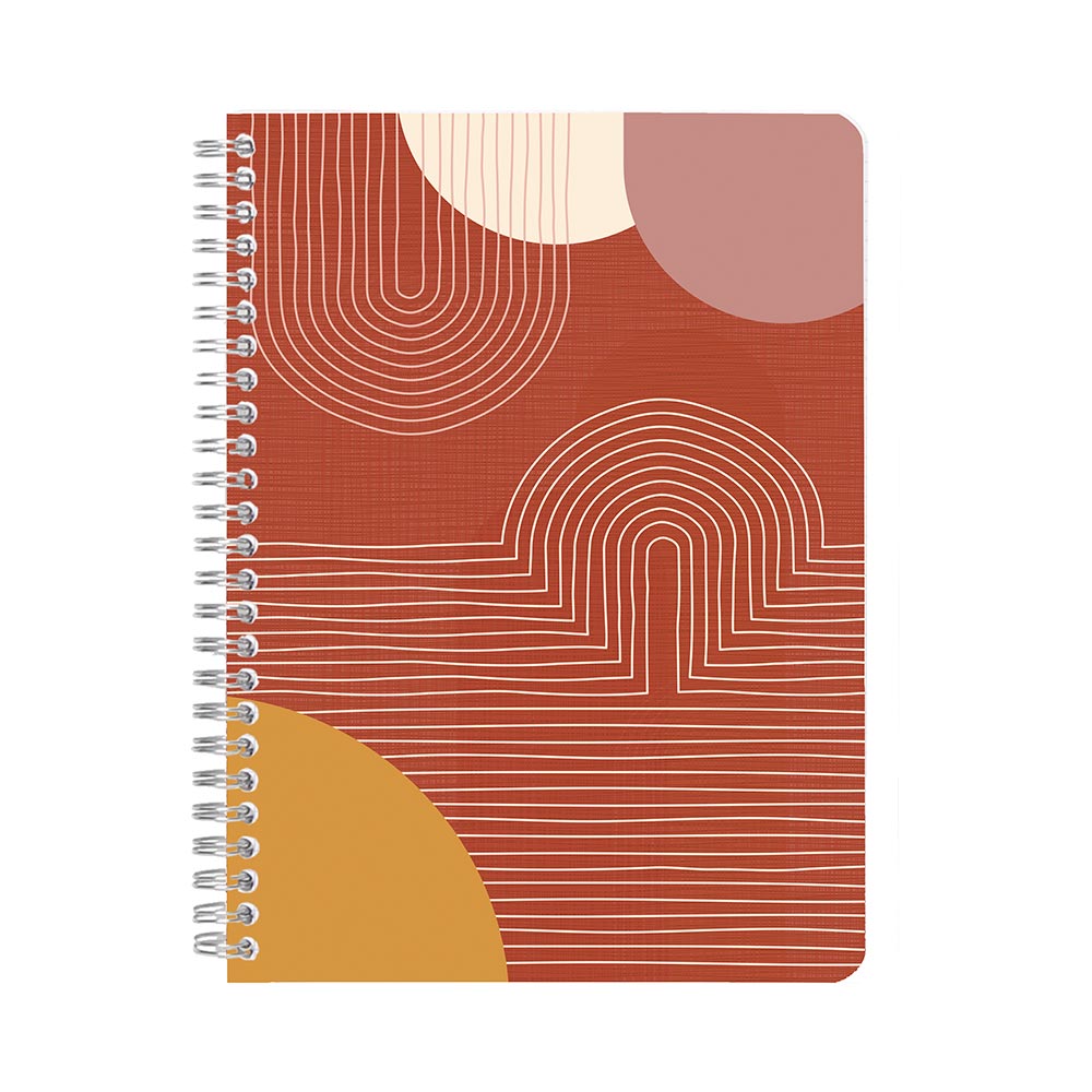 Clairefontaine Terracotta Wirebound Notebook A5 Assorted
