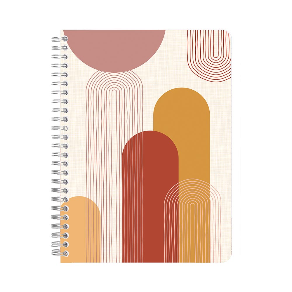Clairefontaine Terracotta Wirebound Notebook A5 Assorted
