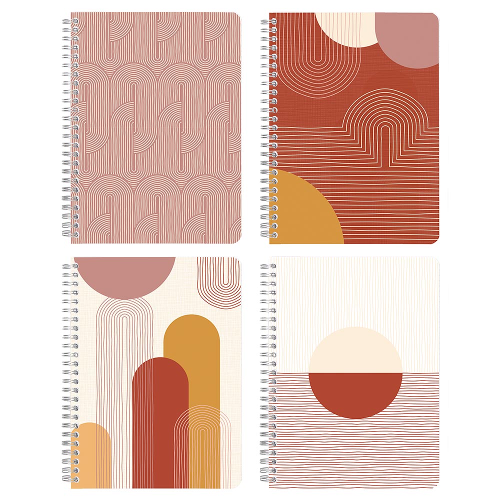 Clairefontaine Terracotta Wirebound Notebook A5 Assorted