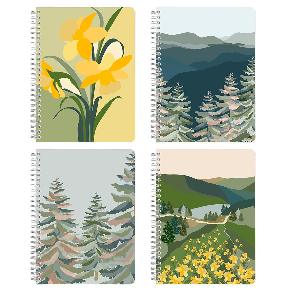 Clairefontaine La Vie En Vosges Wirebound Notebook A5 Assorted