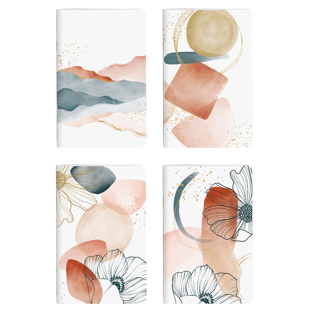 Clairefontaine Evanescence Stapled Notebook Sewn On Spine 9x14cm