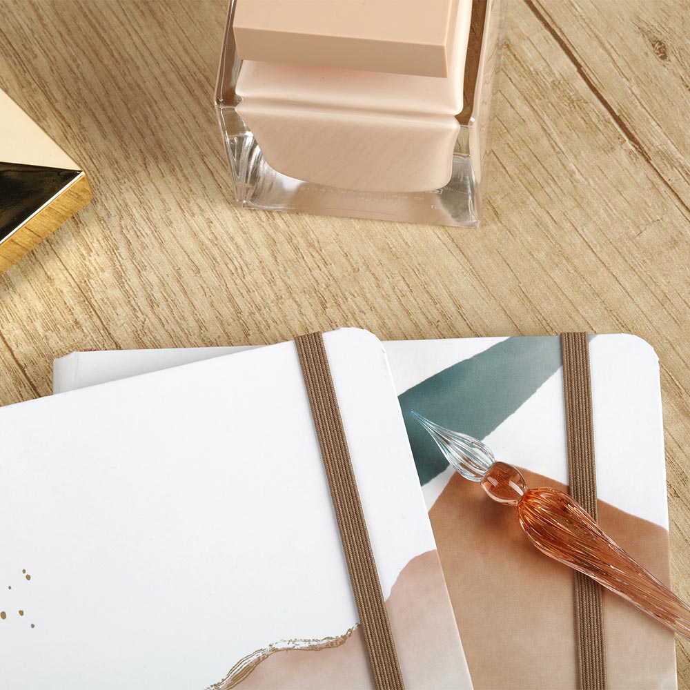 Clairefontaine Evanescence Hardcover Notebook A5 With Pocket Bookmark Elastic Closure