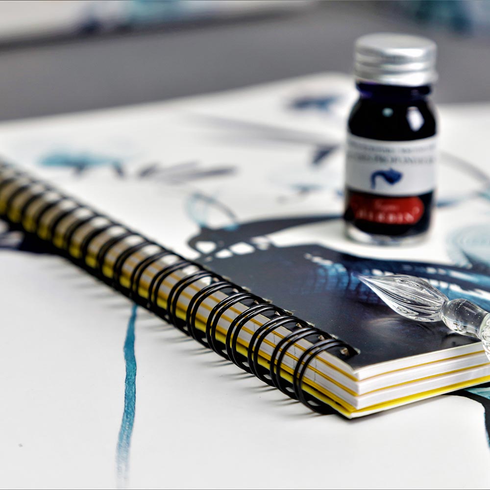 Clairefontaine Inkebana Wirebound Notebook A5 With 6 Pockets