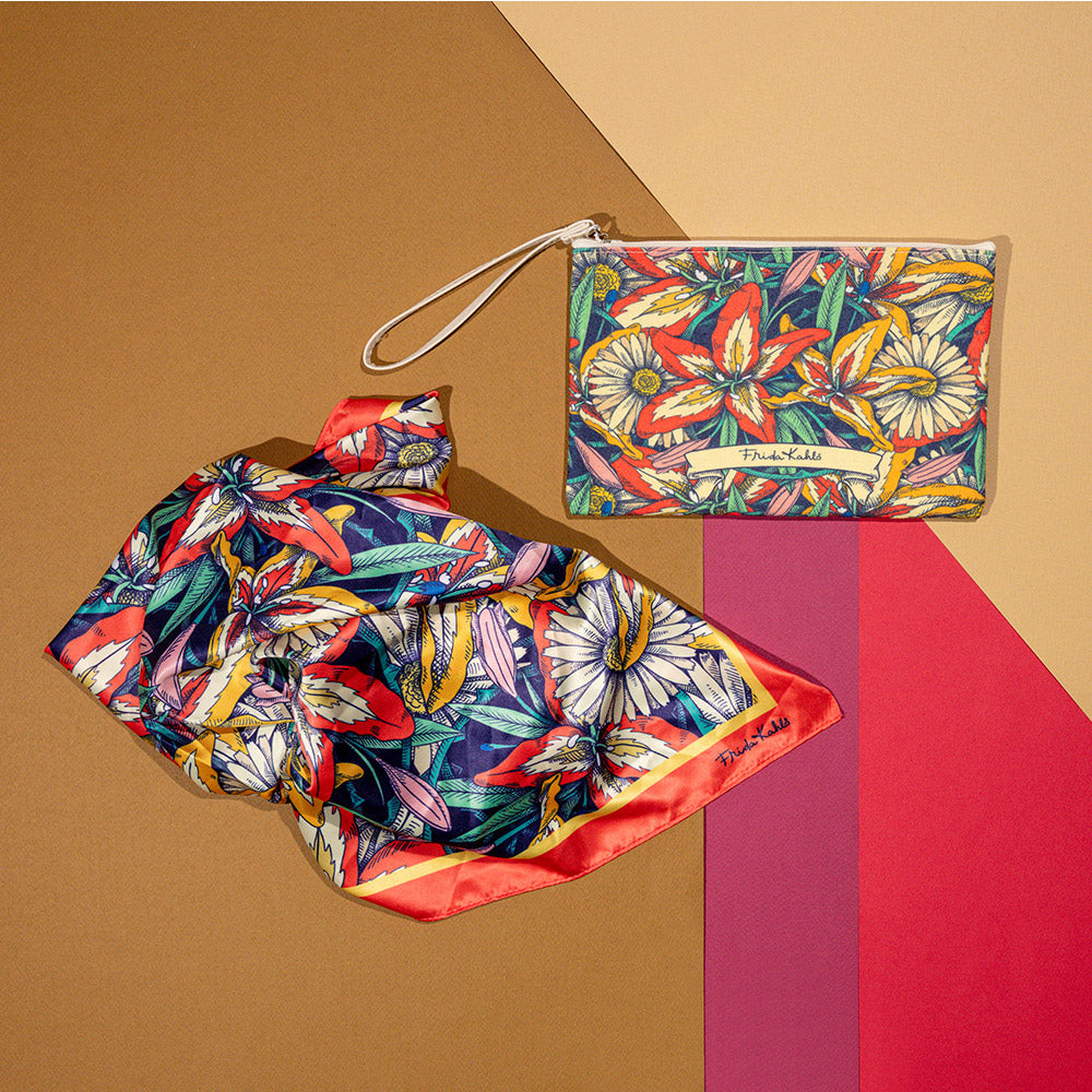 Clairefontaine Frida Kahlo Cotton Pencil Case