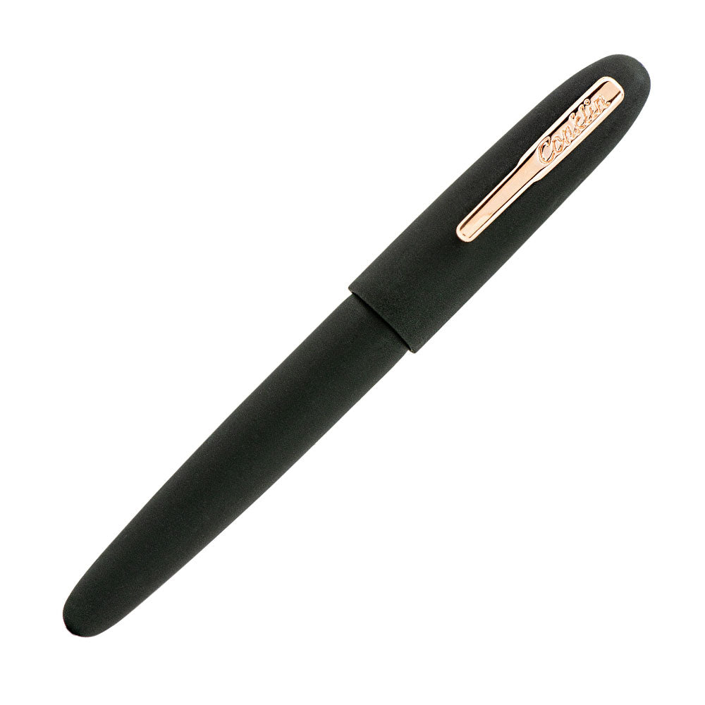 Conklin All American Fountain Pen Black Matte/Rose Gold Limited Edition 898 by Conklin at Cult Pens