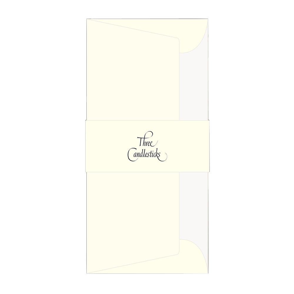 Three Candlesticks DL Envelopes Pack of 20 White