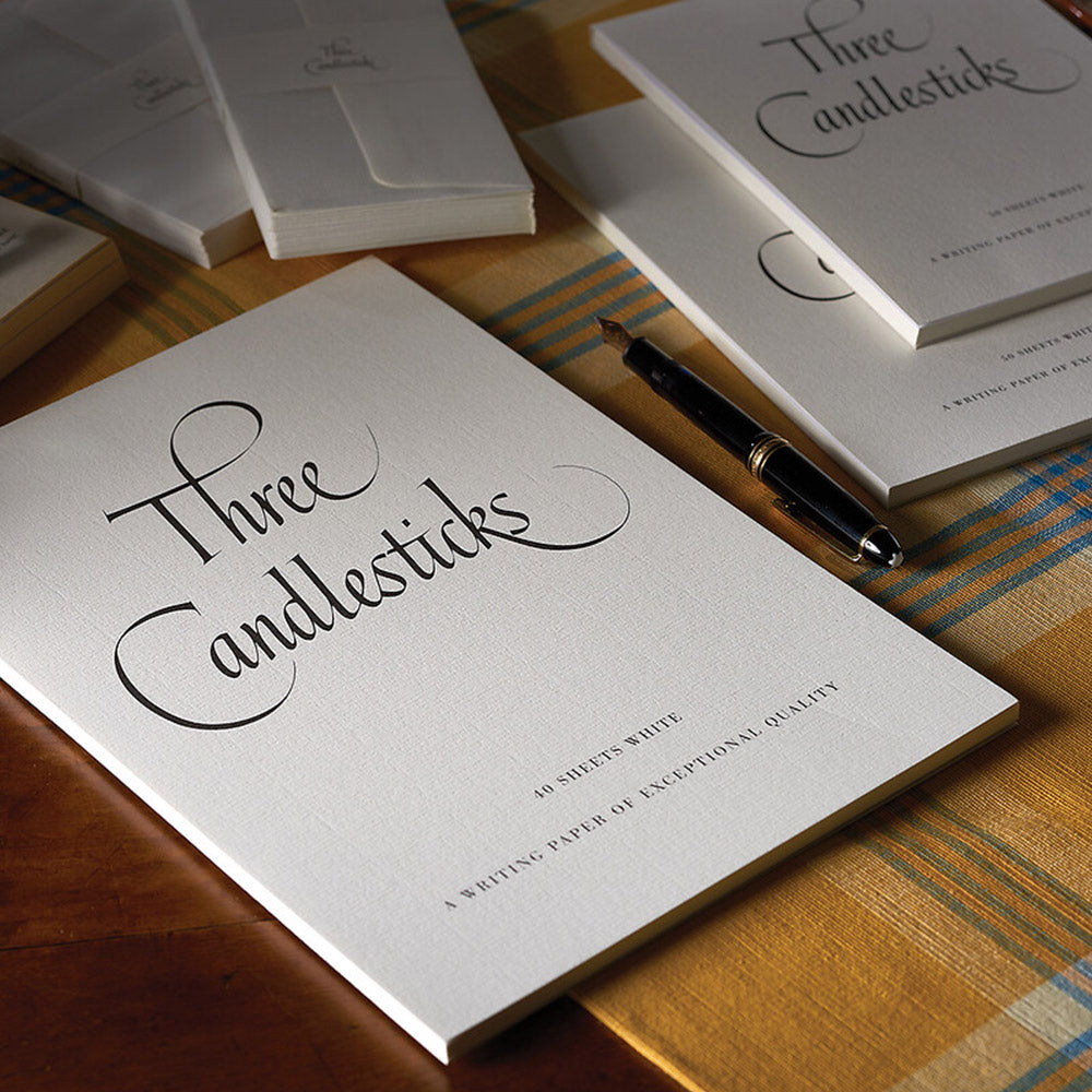 Three Candlesticks Post Quarto Envelopes Pack of 20 White