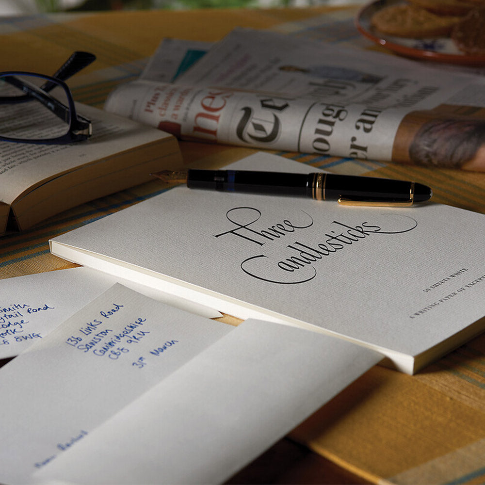 Three Candlesticks Post Quarto Envelopes Pack of 20 White