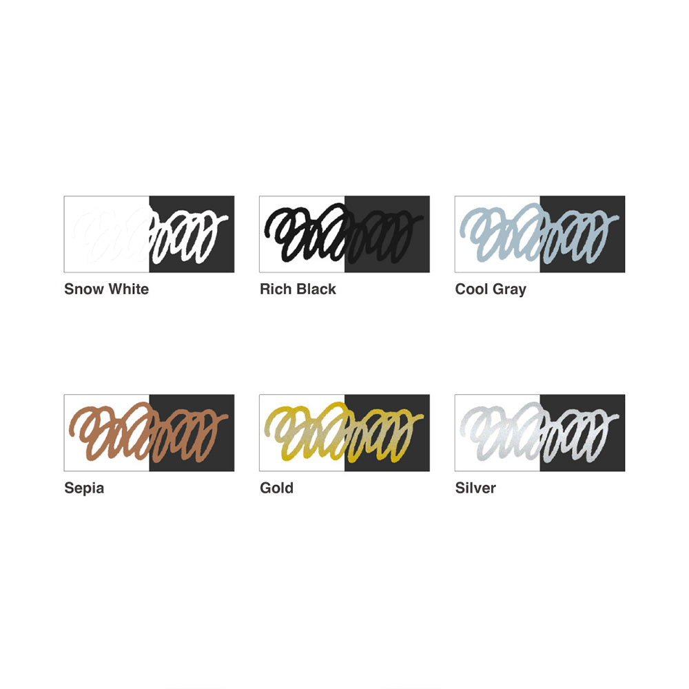 Copic Acrea Paint Marker Set of 6 Essential Colours