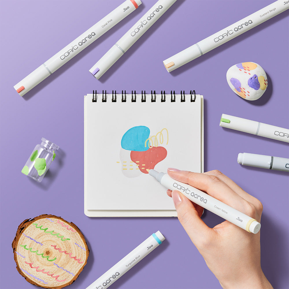 Copic Acrea Paint Marker Set of 6 Light Colours