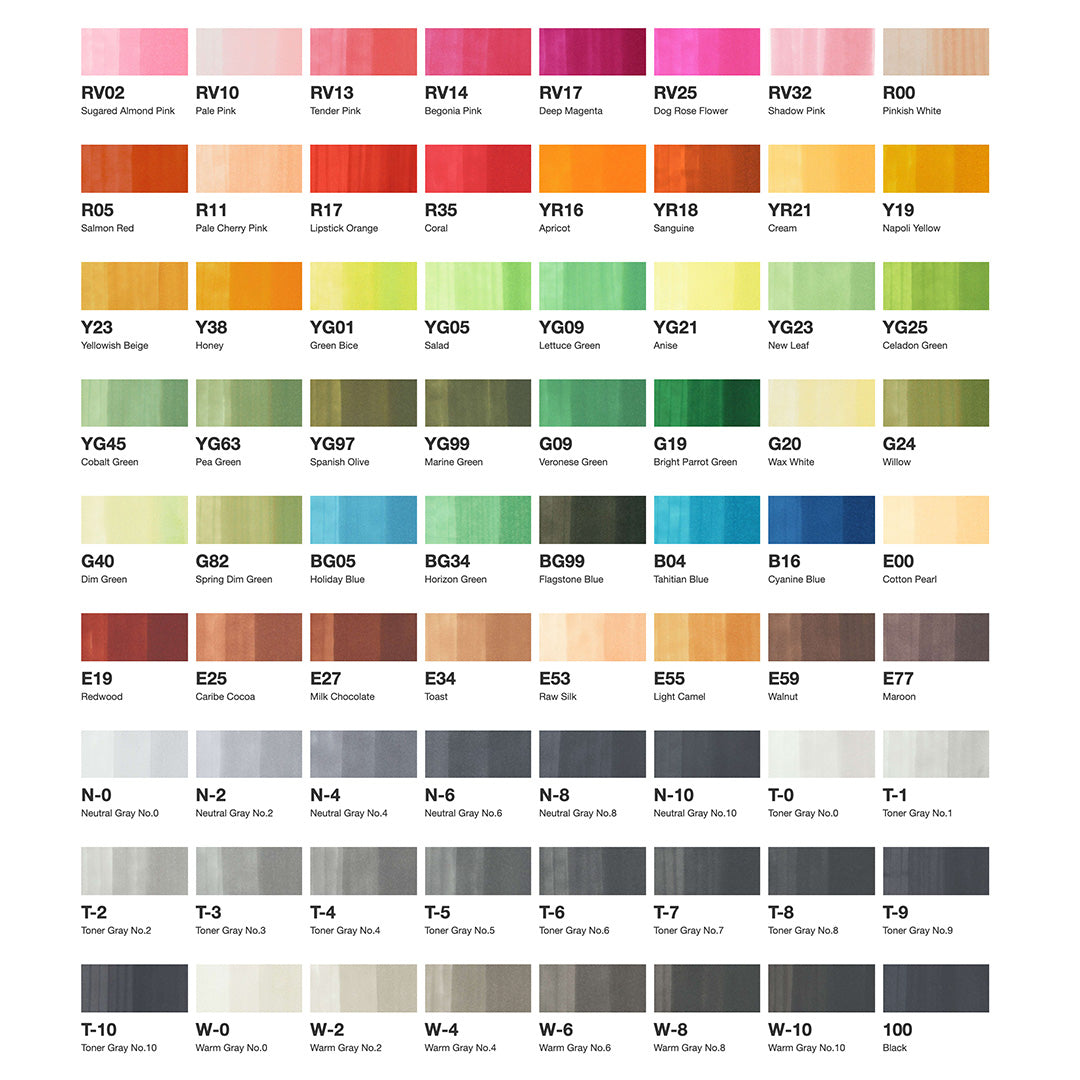 Copic Sketch Marker Pen Set of 72