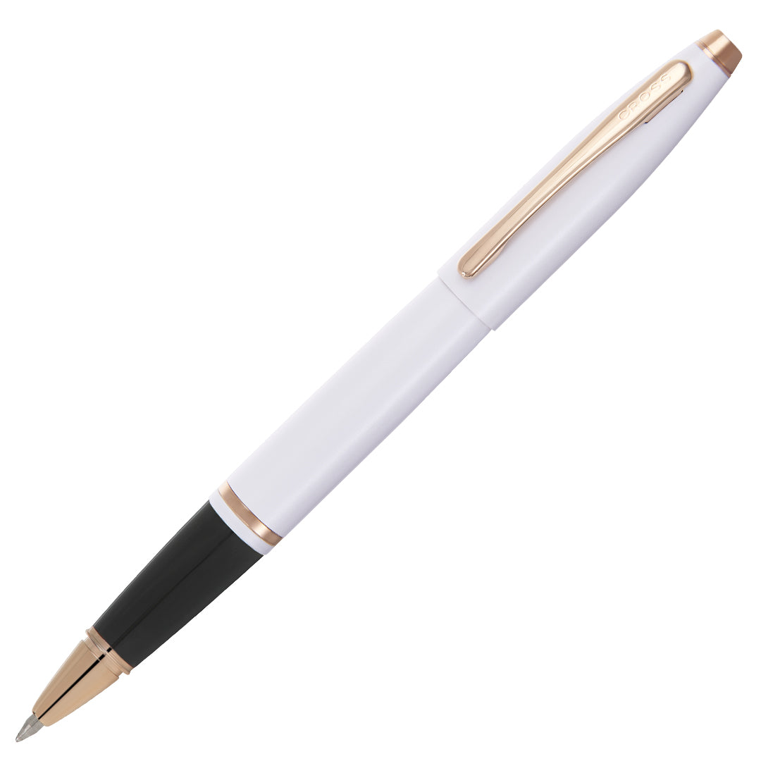 Cross Calais Rollerball Pen Pearlescent White Lacquer