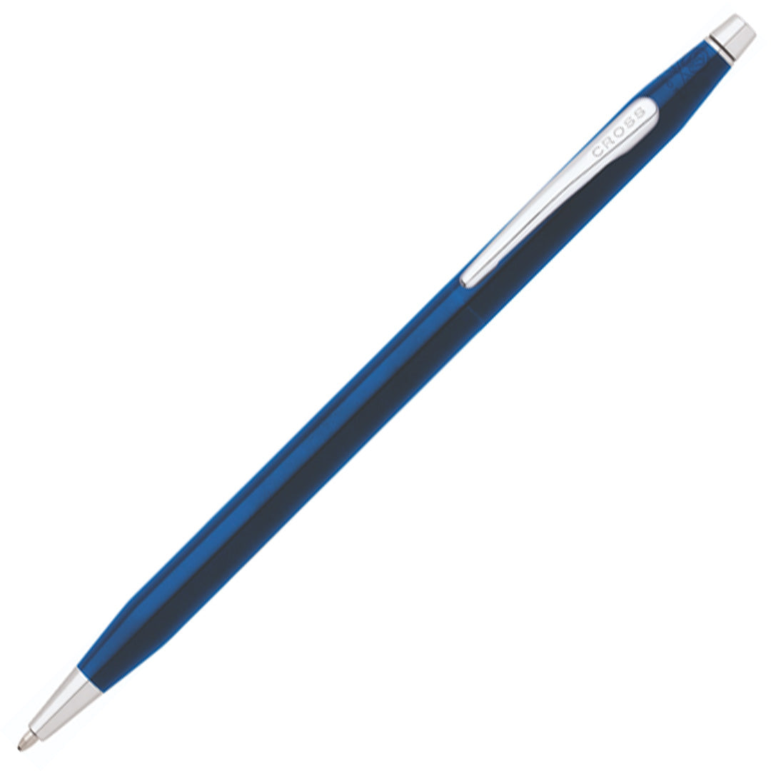 Cross Classic Century Ballpoint Pen Blue with Chrome Trim