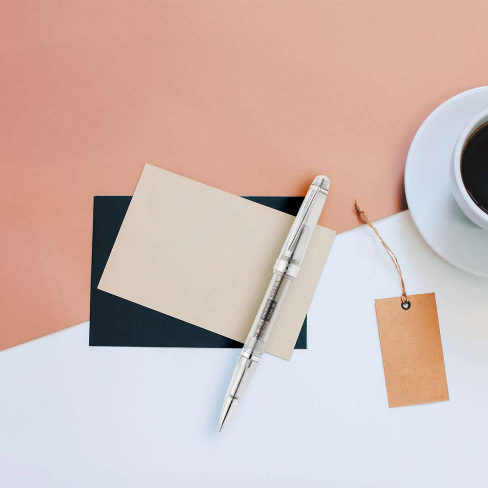 Cross Bailey Light Translucent Clear Resin Ballpoint Pen