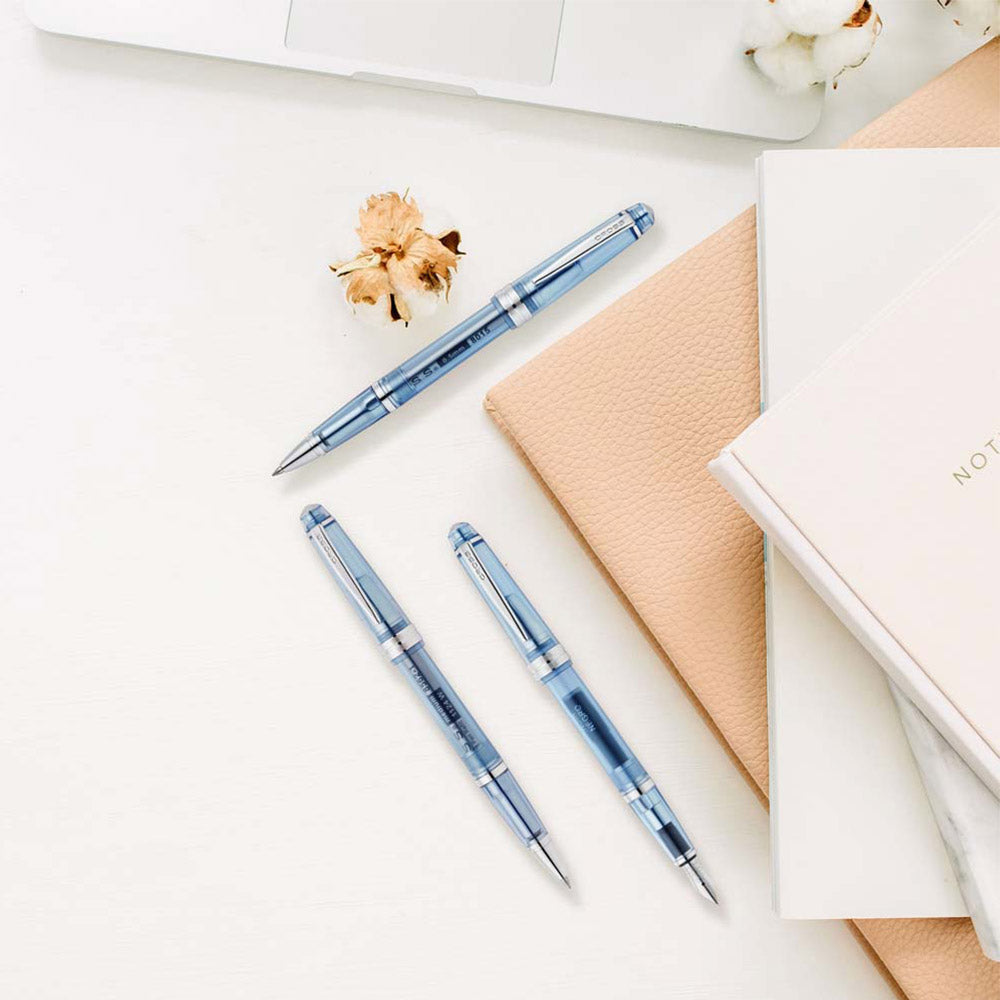 Cross Bailey Light Translucent Blue Resin Ballpoint Pen