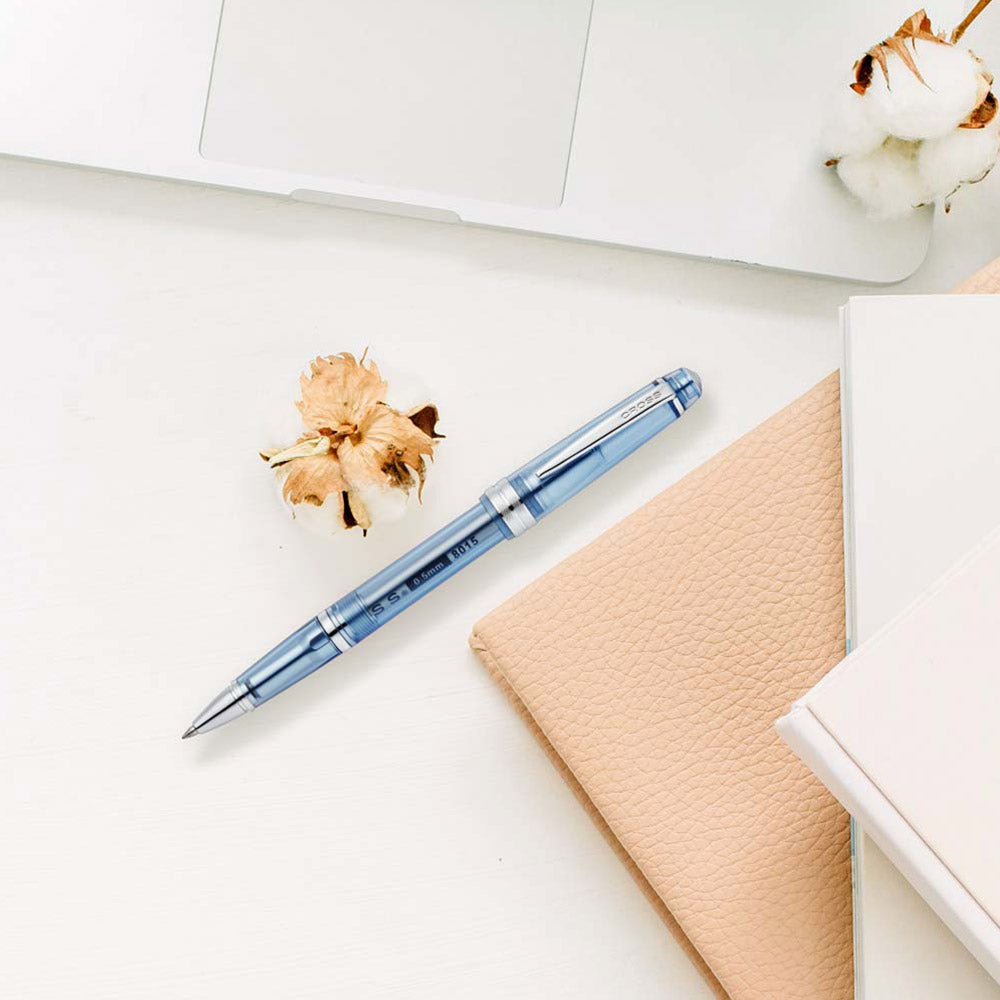 Cross Bailey Light Translucent Blue Resin Rollerball Pen
