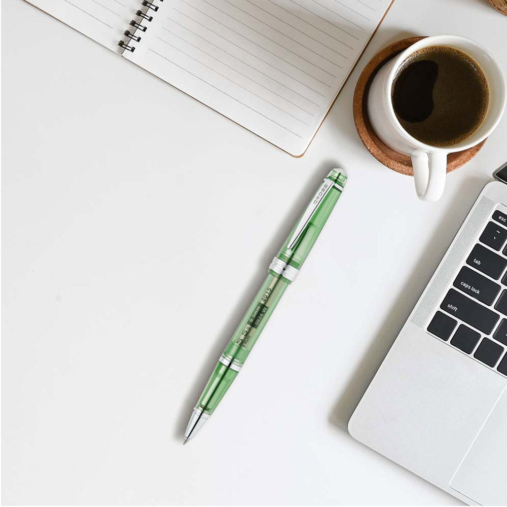 Cross Bailey Light Translucent Green Resin Rollerball Pen