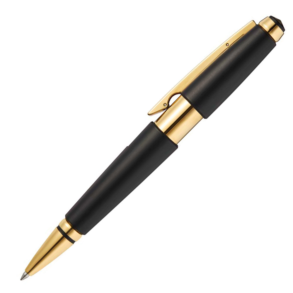Cross Edge Telescopic Selectip Rollerball Pen Matt Black with Gold PVD
