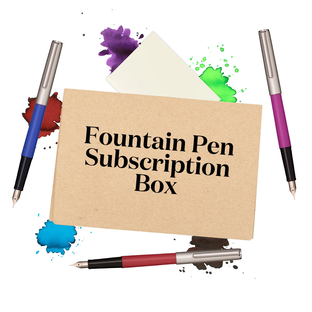 Fountain Pen Subscription Box 3 Months of Pens Box 1