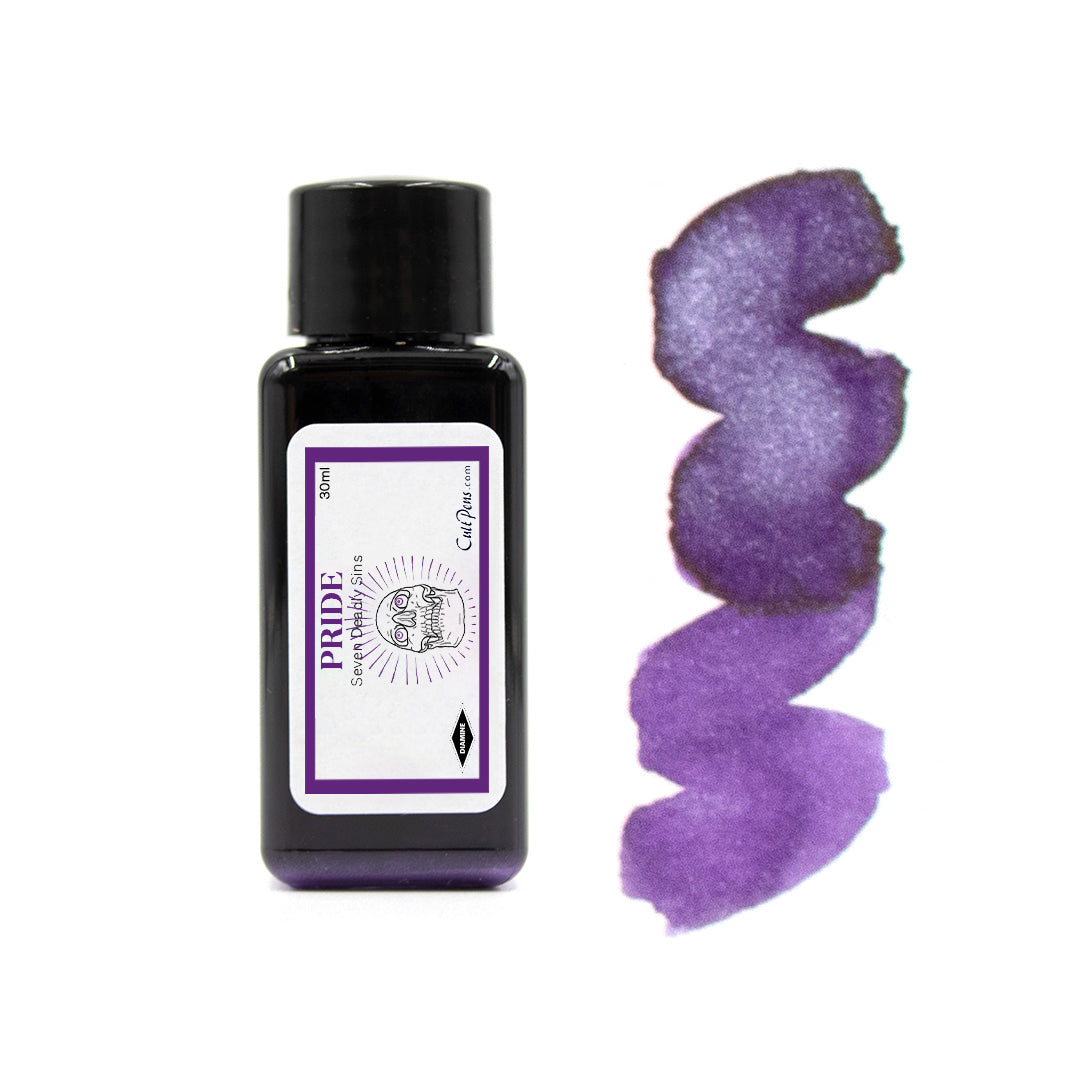 Cult Pens Exclusive 7 Deadly Sins Fountain Pen Ink by Diamine 30ml