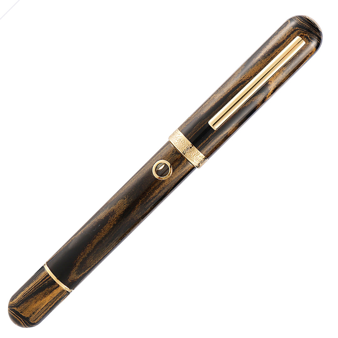 Cult Pens Exclusive Gold Camerae Nautilus Fountain Pen by Nahvalur