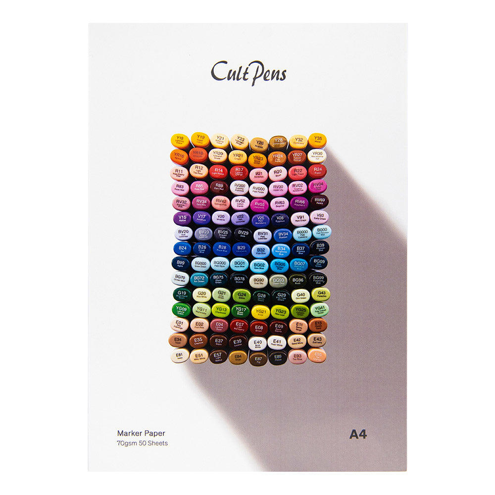 Cult Pens Marker Pad A4 70gsm 50 Sheets