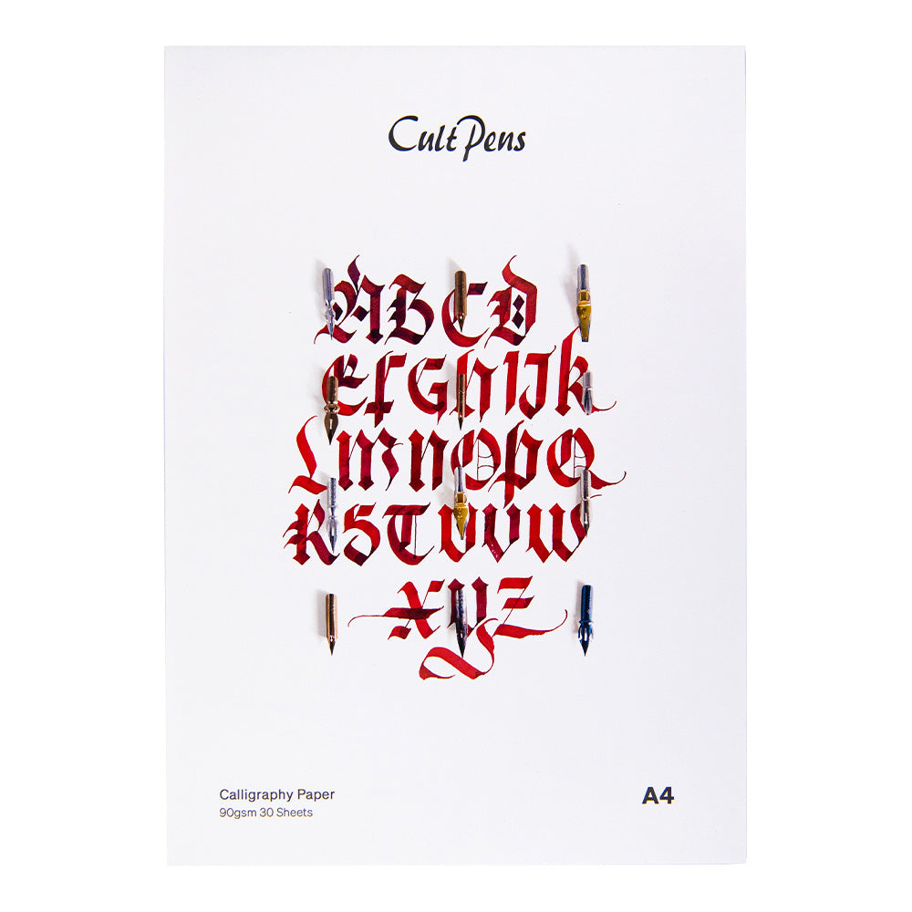 Cult Pens Calligraphy Pad A4 90gsm 30 Sheets