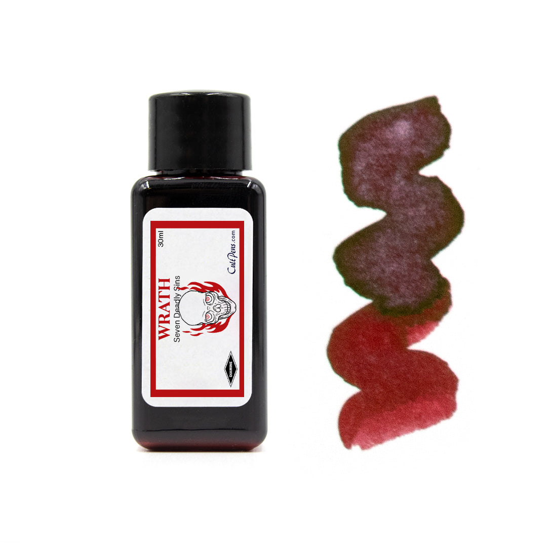 Cult Pens Exclusive 7 Deadly Sins Fountain Pen Ink by Diamine 30ml