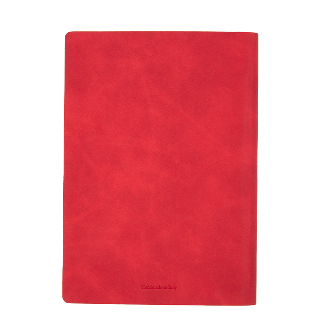 Diarpell Leather Journal with Lined Ivory Pages Fire