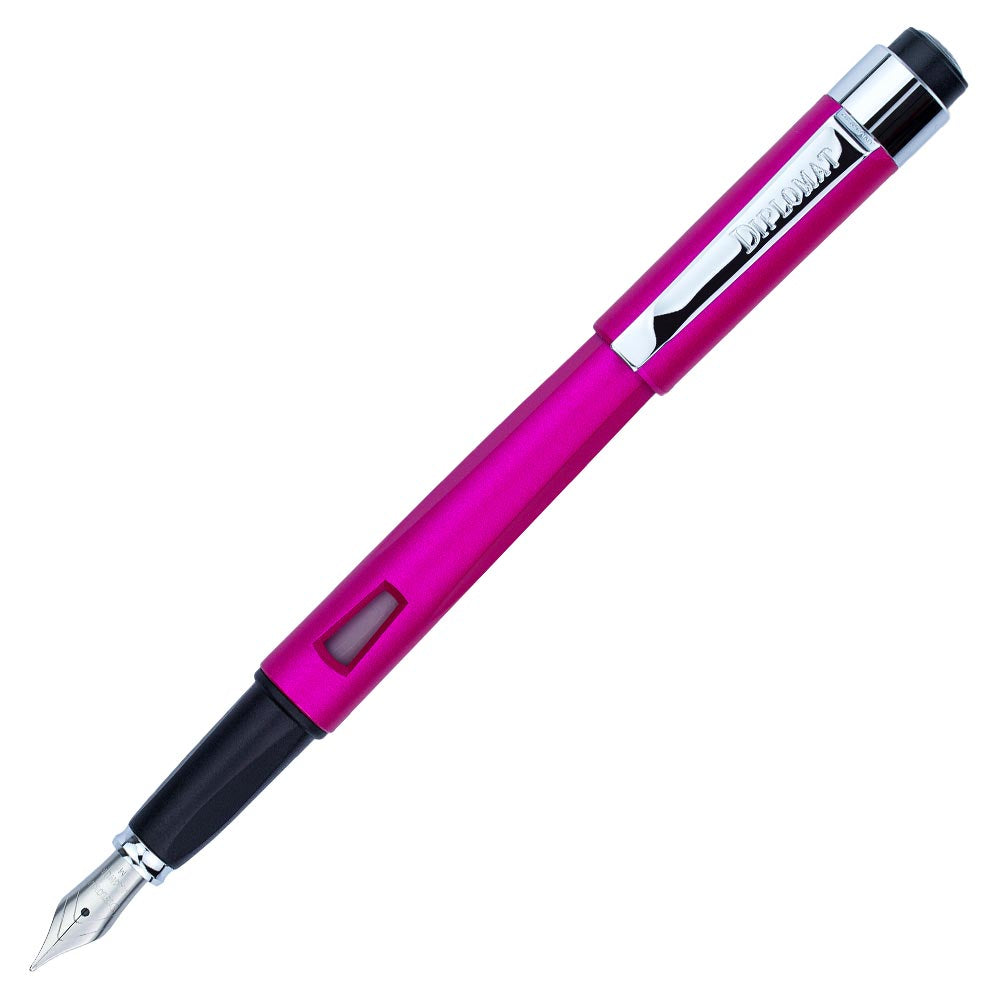Diplomat Magnum Fountain Pen Hot Pink