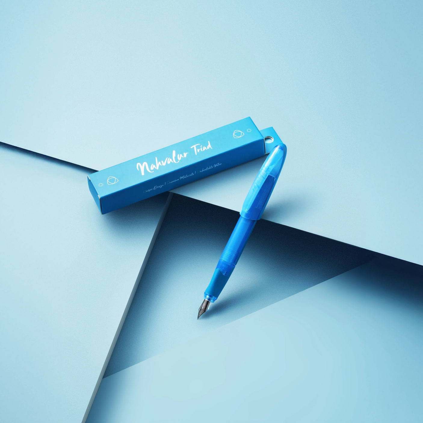 Nahvalur Triad Fountain Pen Blue