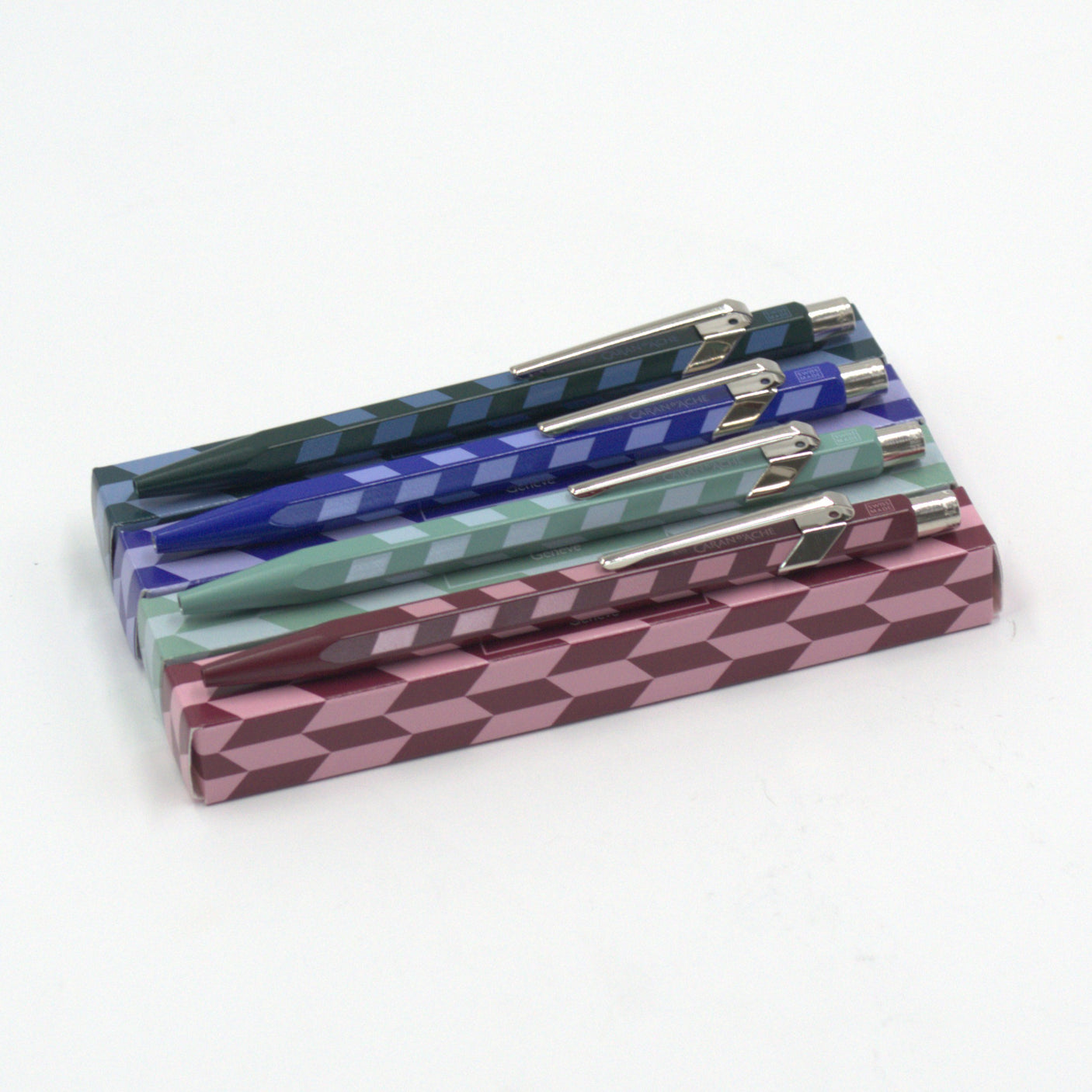 Caran d'Ache 849 Ballpoint Pen Mosaic Garnet Red
