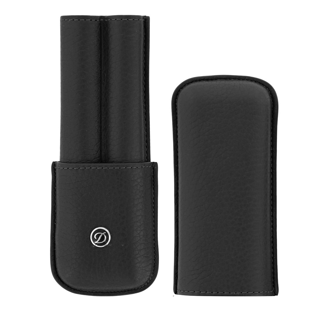 S.T. Dupont Rigid Pen Case 2 Pens Black