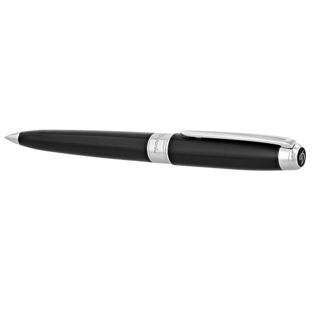 S.T. Dupont Line D Eternity Ballpoint Pen Black Silver