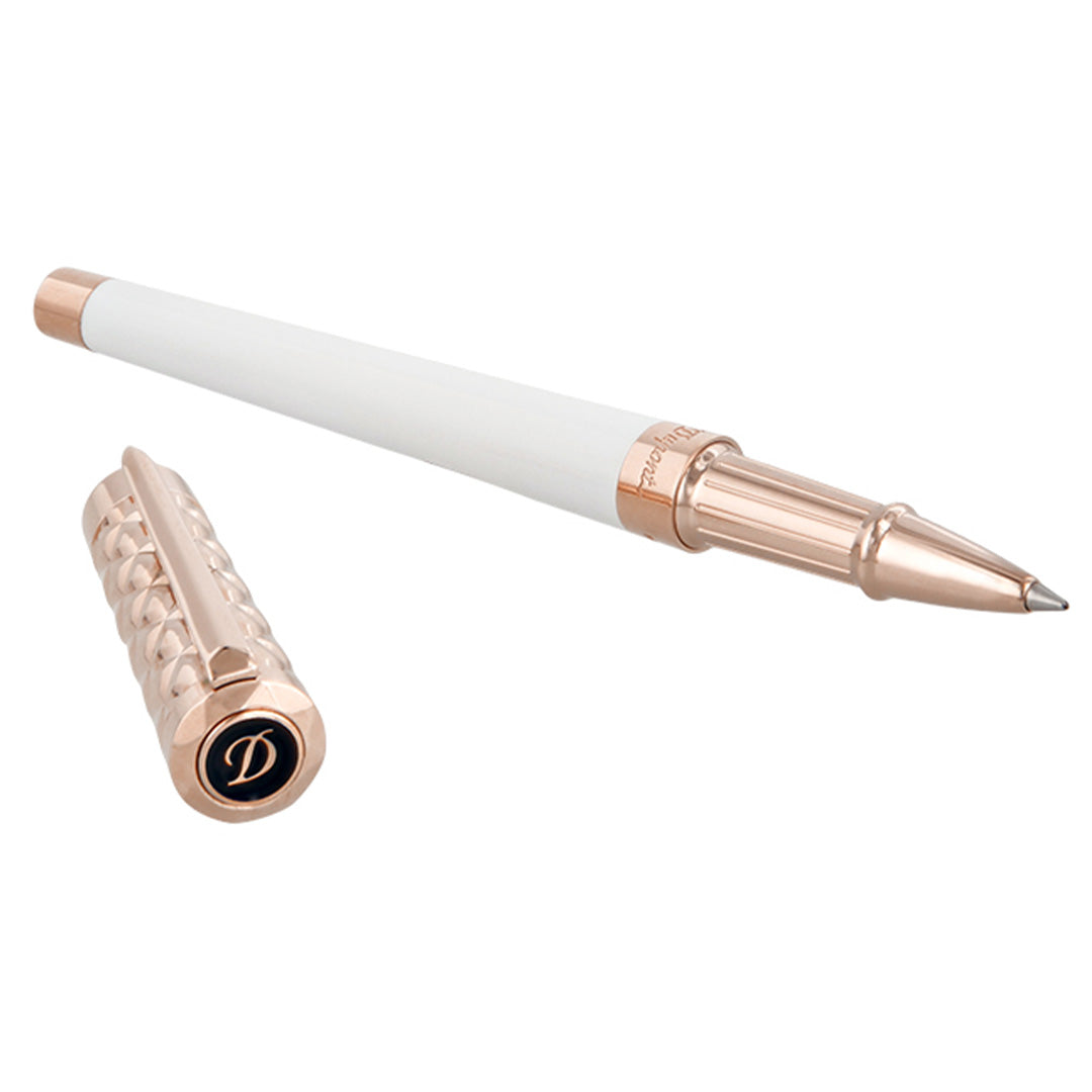 S.T. Dupont Liberte Rollerball Pen Duo White Gold