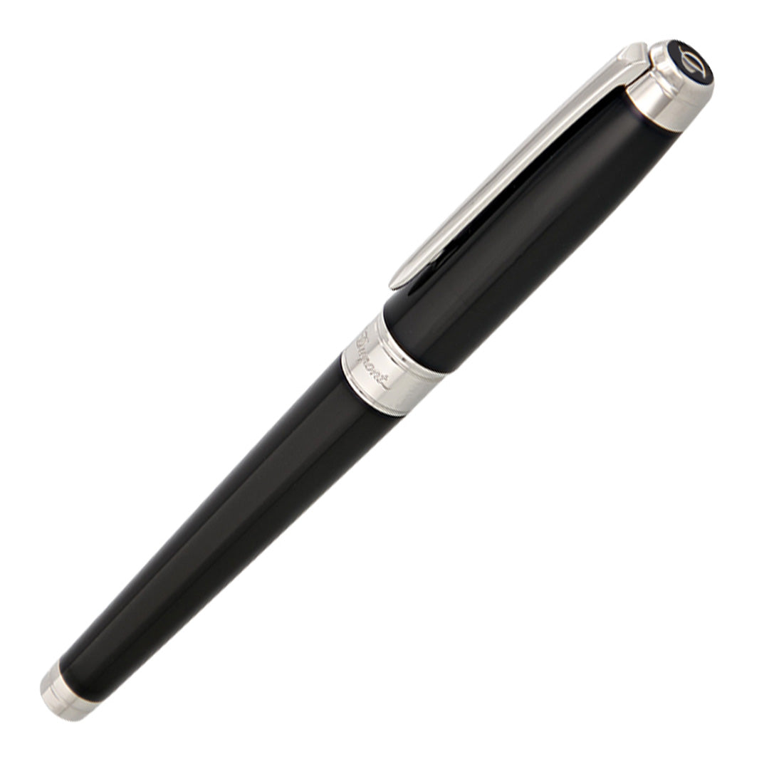 S.T. Dupont Line D Eternity Rollerball Pen Black Silver