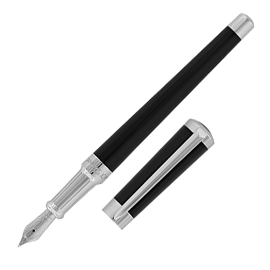 S.T. Dupont Liberte Fountain Pen Black Palladium