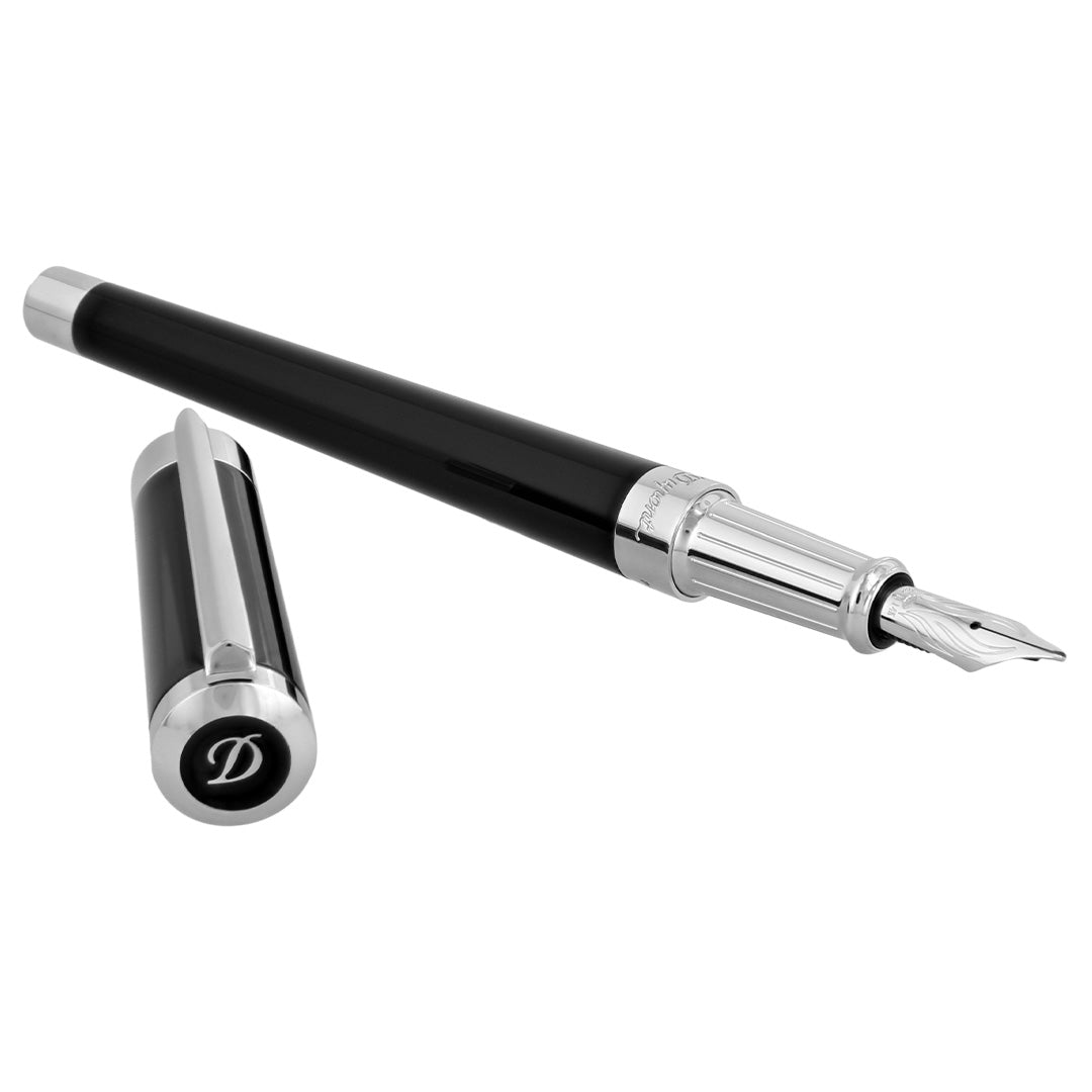 S.T. Dupont Liberte Fountain Pen Black Palladium