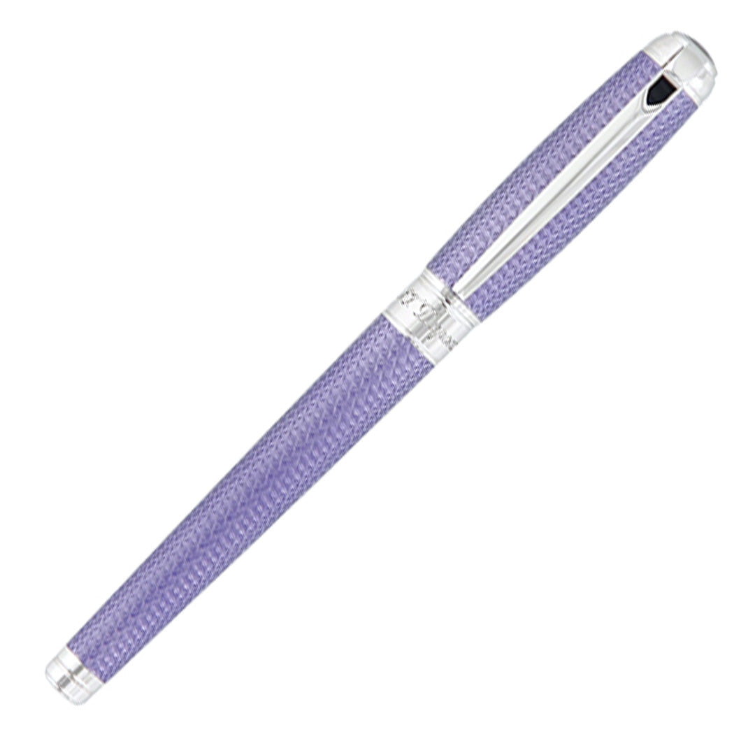 S.T. Dupont Line D Rollerball Pen Purple Gul Palladium