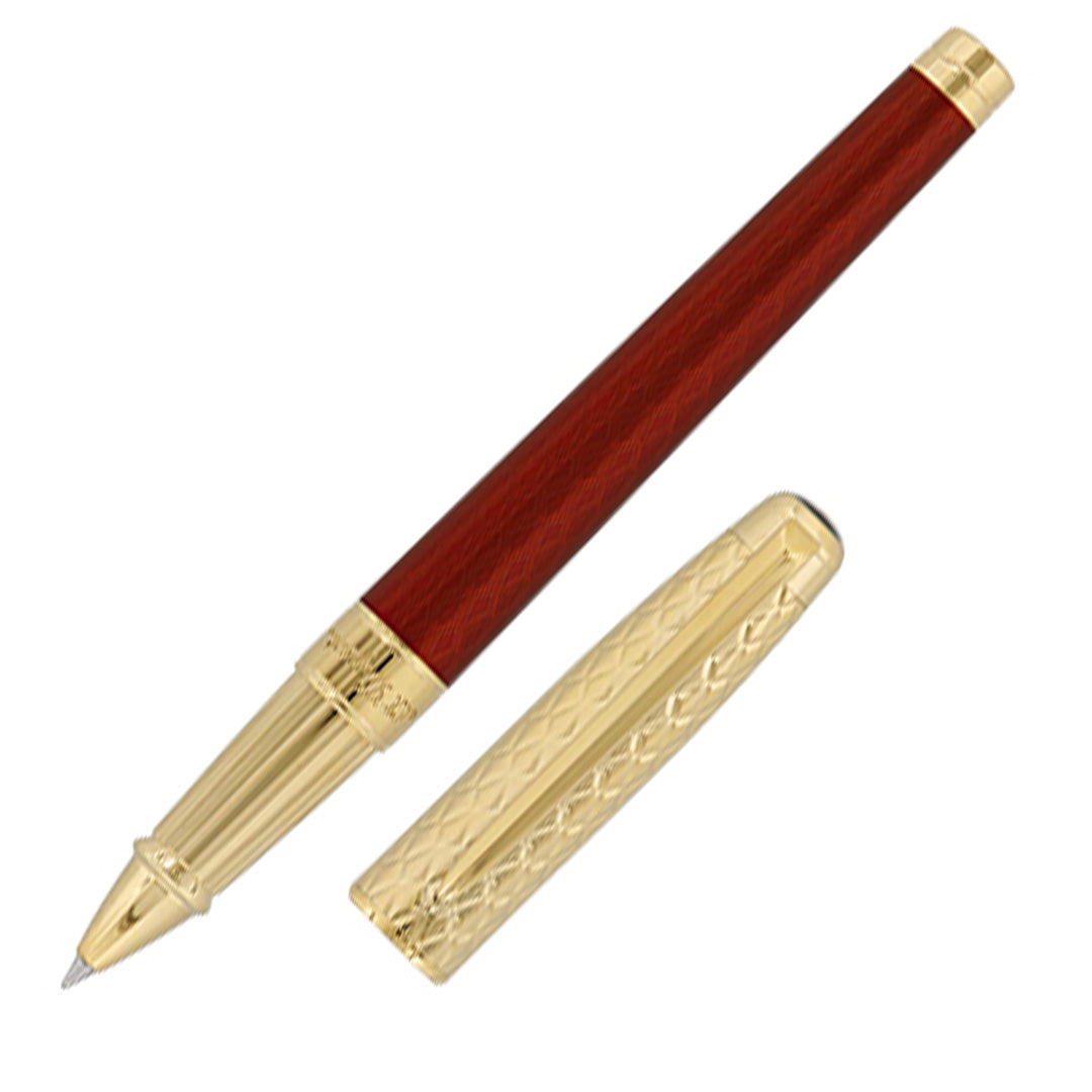 S.T. Dupont Line D Eternity Dragon Rollerball Pen Bordeaux