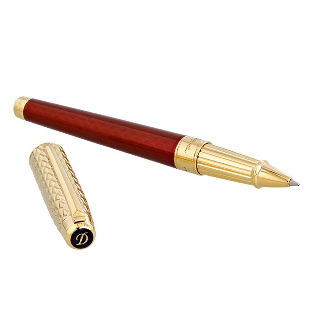 S.T. Dupont Line D Eternity Dragon Rollerball Pen Bordeaux