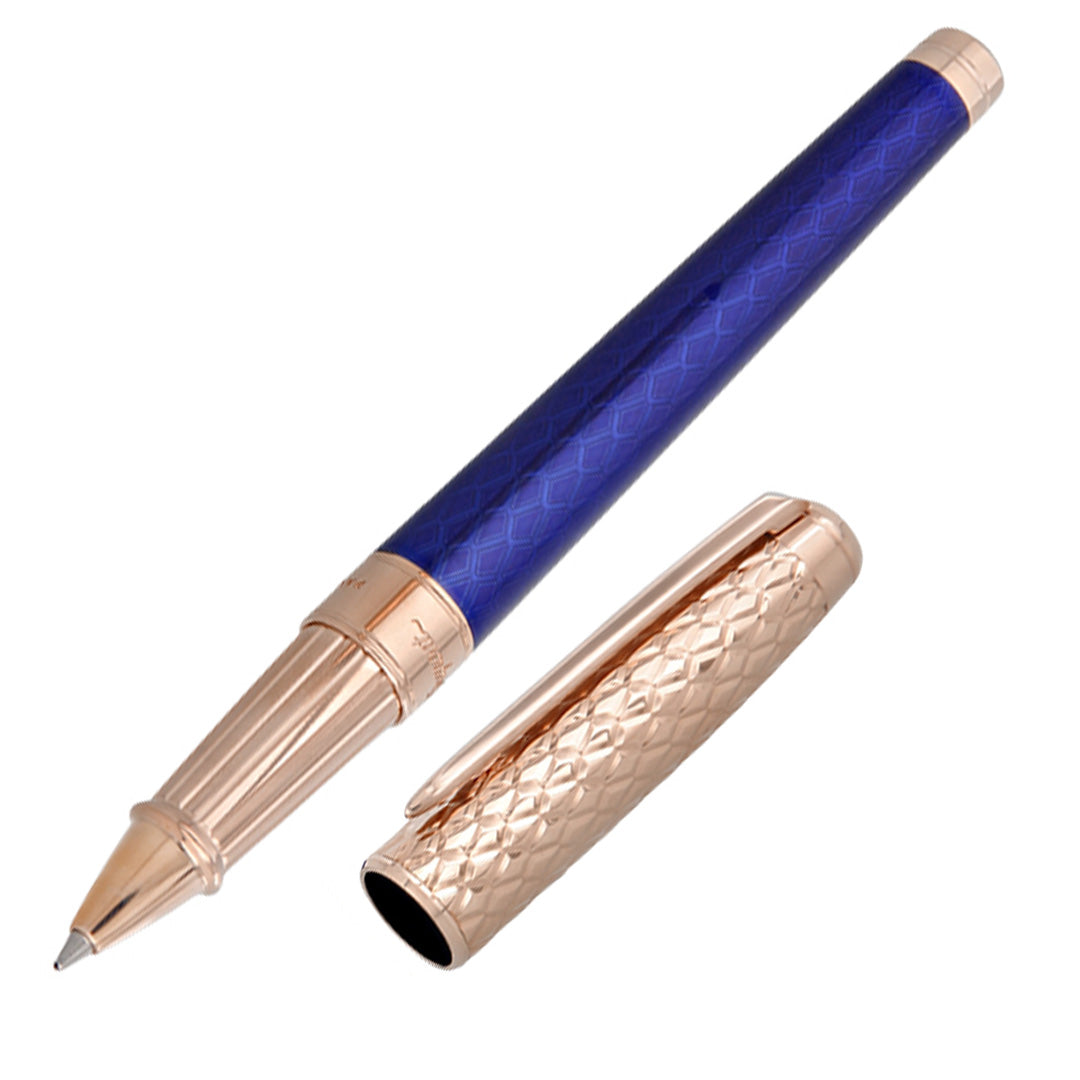 S.T. Dupont Line D Eternity Dragon Rollerball Pen Blue