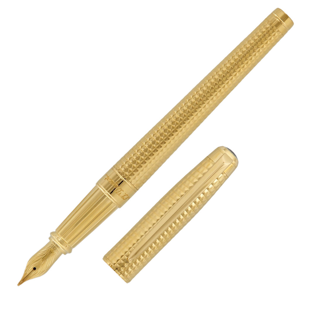 S.T. Dupont Line D Eternity Fountain Pen Golden